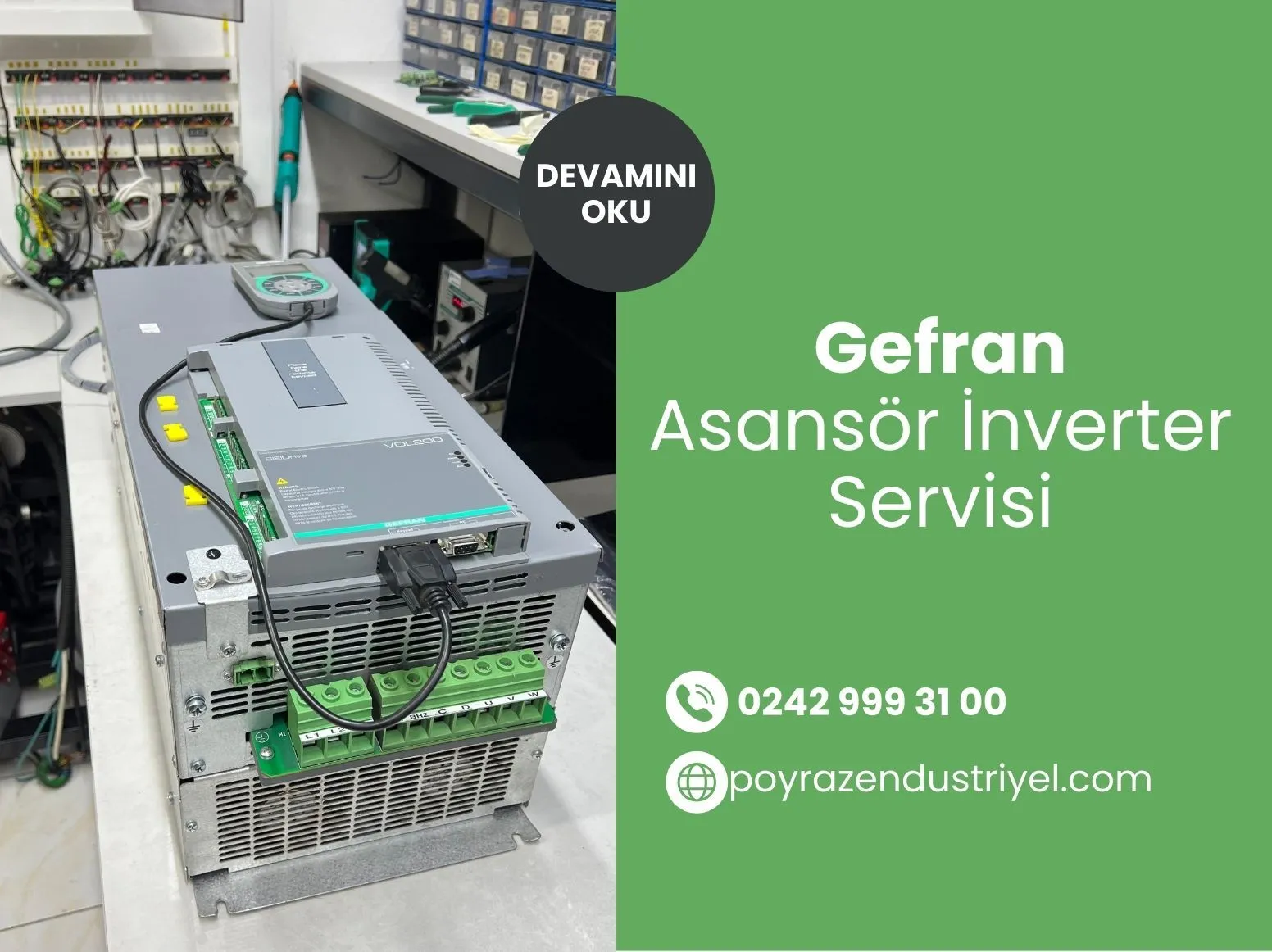 Gefran Asansör İnverter Servisi